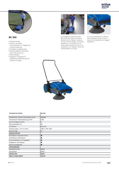 Nilfisk-ALTO â€“ Bodenreinigerprogramm