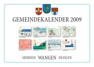 1. Preis - Gemeinde Wangen SZ