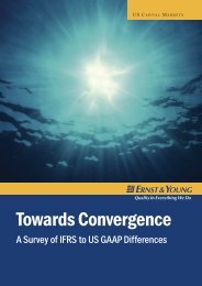 Towards Convergence: A Survey of IFRS to US GAAP Differences