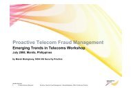 Proactive Telecom Fraud Management - Subex