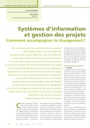 Systèmes d'information et gestion des projets : Comment ...