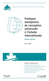 Pratiques exemplaires de conception universelle Ã  l'Ã©chelle - Gaates