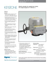Keystone EPI2 Electric Actuator - RM Headlee