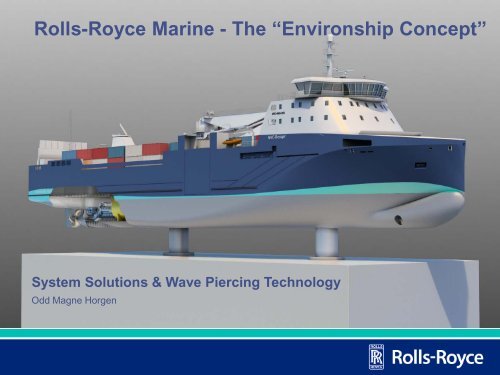 Rolls-Royce Marine - The Ã¢Â€ÂœEnvironship ConceptÃ¢Â€Â