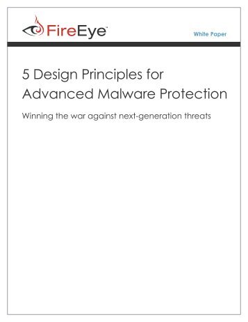 5 Design Principles for Advanced Malware Protection - Bitpipe