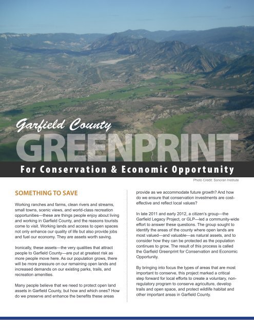 Garfield County - The Trust for Public Land