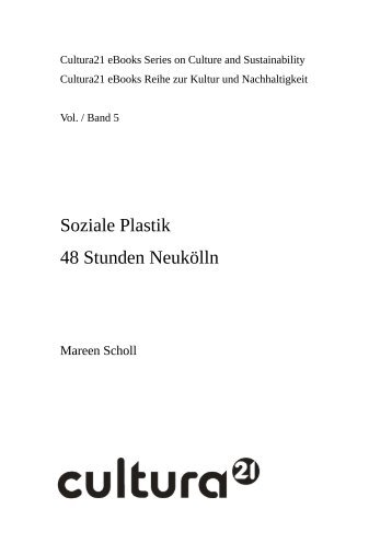 Soziale Plastik 48 Stunden NeukÃ¶lln - Magazin Cultura21