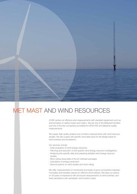 oFFshore Wind Farms - Cowi