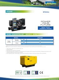 APD200P DIESEL GENERATING SET 400/230 V - 50 Hz