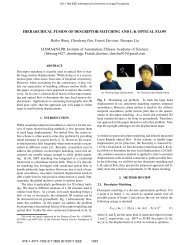 Hierarchical Fusion of Descriptor Matching and L-K Optical Flow