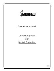 Operators Manual Circulating Bath with Digital Controller