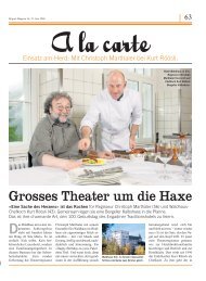 Grosses Theater um die Haxe - Hotel Waldhaus