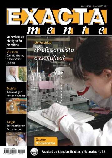 Profesionalista o cientÃ­fica? - Facultad de Ciencias Exactas y ...