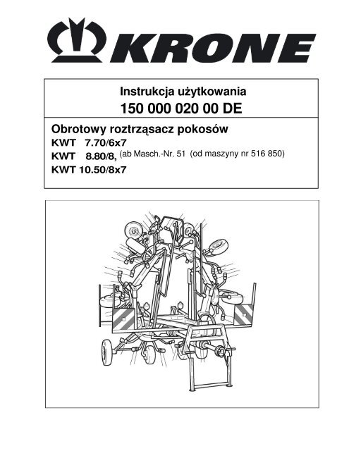 KWT 7.70, 8.80, 10.50 - Agromix