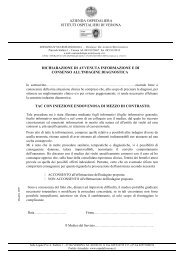 Modulo per TC+MDC - Azienda Ospedaliera Universitaria Integrata ...