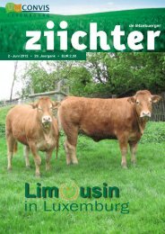 de lëtzebuerger ziichter 2/2012 - Convis Herdbuch Service Elevage ...