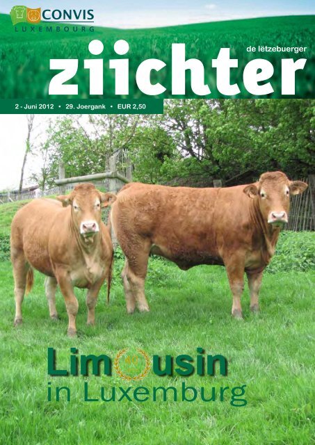 de lëtzebuerger ziichter 2/2012 - Convis Herdbuch Service Elevage ...