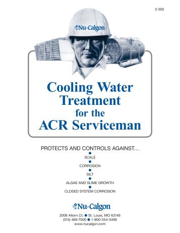 Cooling Water Treatment ACR Serviceman - Nu-Calgon