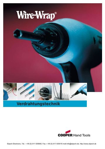 Wire-Wrap Verdrahtungstechnik - ELPECH - Electronic