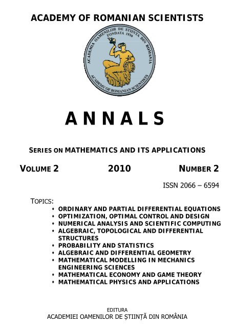 Articles - Mathematics and its Applications