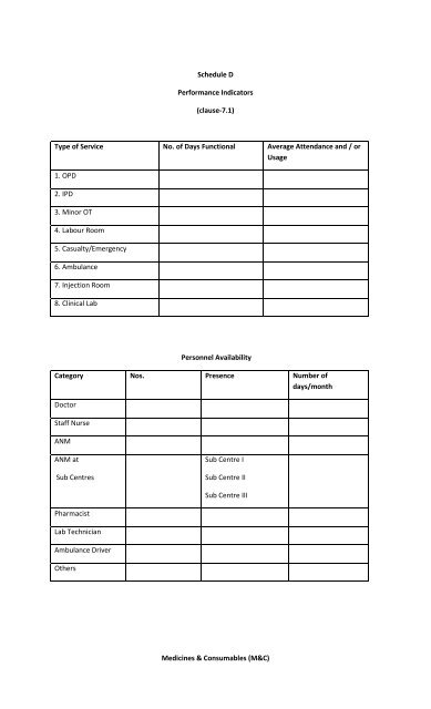 eoi-public private partnership (ppp)project for primary health centres