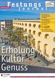 Festungsjournal 2012 - Festung Ehrenbreitstein