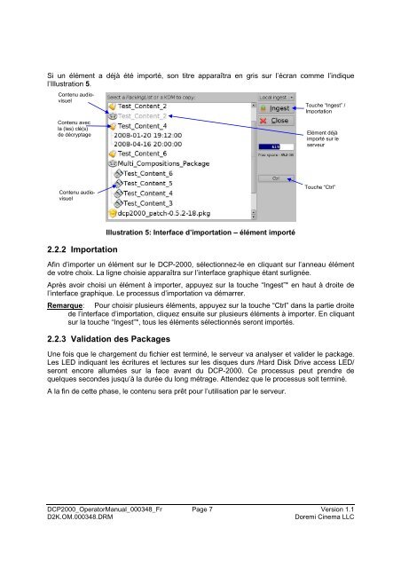 DCP-2000 - Projectionniste.net