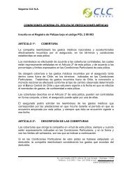 Condiciones Generales POL 299003