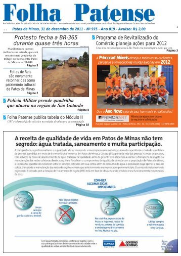 Folha Patense 31/12/2011(nÂº 975