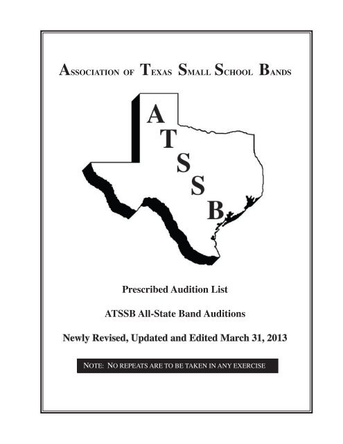 PAL.14 - Association of Texas Small School Bands