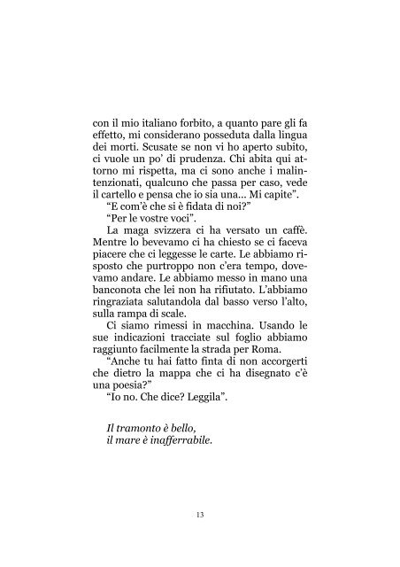 Il tramonto Ã¨ bello, un racconto di Tiziano Scarpa - Il primo amore