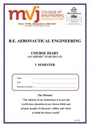 5th SEM COURSE DAIRY - MVJ College of Engineering