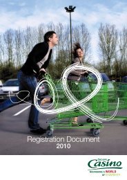 2010 REGISTRATION DOCUMENT (3.4 Mo) - Groupe Casino