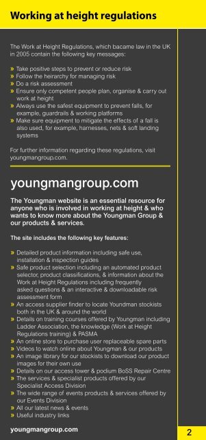 Youngman Product Guide - Global Platforms Ltd