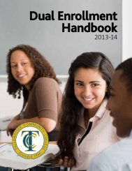 Dual Enrollment Handbook - Tallahassee Community College