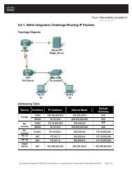 5.6.1: Skills Integration Challenge-Routing IP Packets