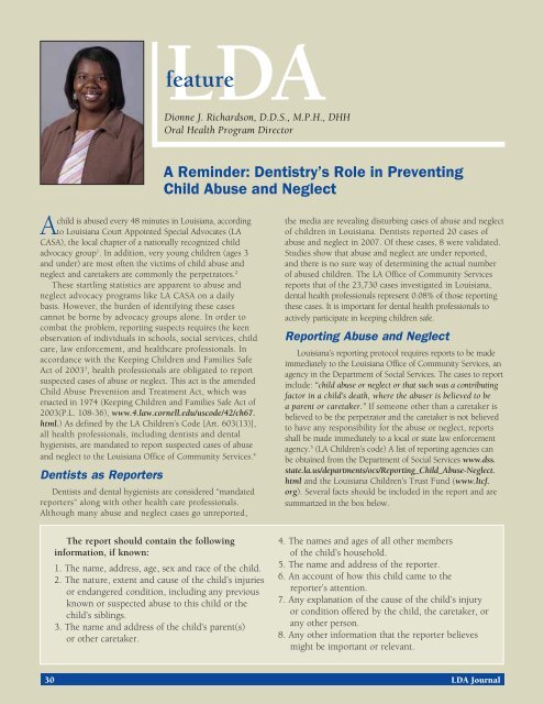 Journal of the Louisiana Dental Association