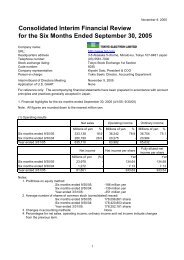 Consolidated financial review - Tokyo Electron Limited (TEL)