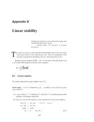 Appendix B Linear stability - ChaosBook.org