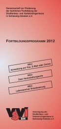 fortbildungsprogramm 2012 - Vereinigung der StraÃŸenbau- und ...