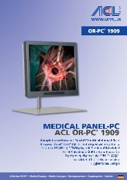 ACL OR-PC 1909 Datenblatt DT.indd - Home - SEC Medical