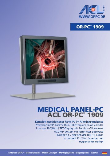 ACL OR-PC 1909 Datenblatt DT.indd - Home - SEC Medical