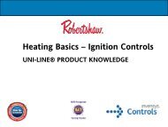 Ignition Controls - Robertshaw Thermostats