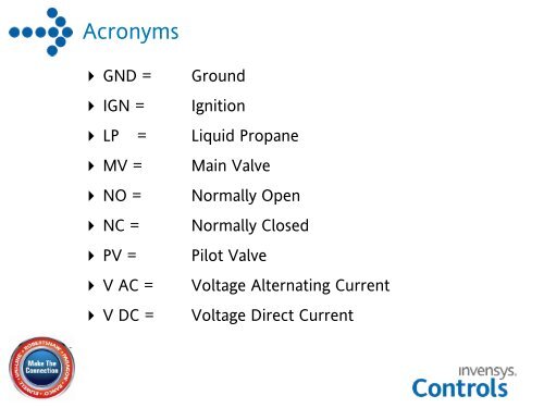 Ignition Controls - Robertshaw Thermostats