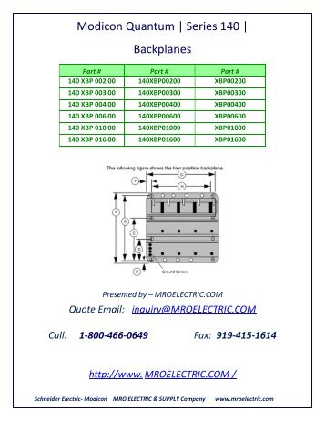 Modicon 140XBP00600 PLC 140 XBP 006 00 Quantum Backplane