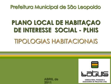 Tipologias Habitacionais