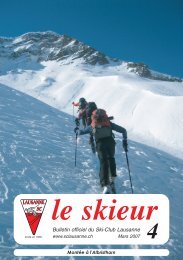 Skieur 4 - Ski-club Lausanne