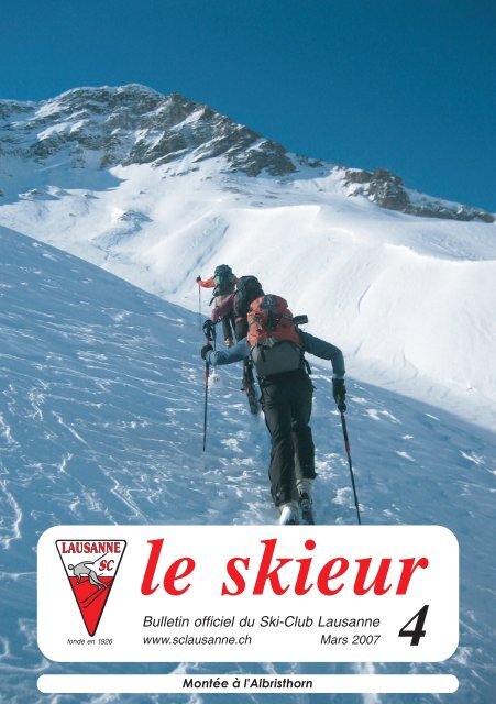 Skieur 4 - Ski-club Lausanne