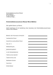 Kreisinstallateurausschuss Wasser Werra-Meißner