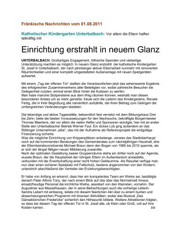 Kindergarten erstrahlt in neuem Glanz (.pdf) - Unterbalbach